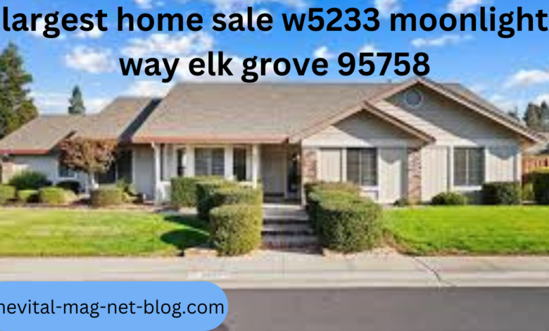 largest home sale w5233 moonlight way elk grove 95758