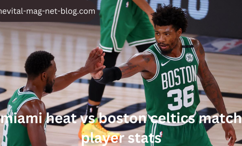 miami heat vs boston celtics match player stats