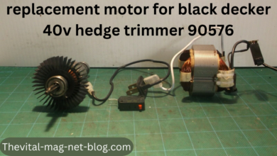 replacement motor for black decker 40v hedge trimmer 90576