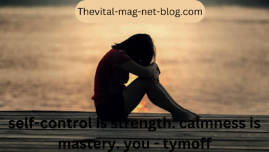 self-control is strength. calmness is mastery. you - tymoff