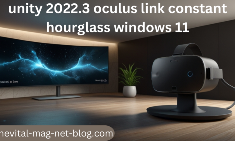 unity 2022.3 oculus link constant hourglass windows 11