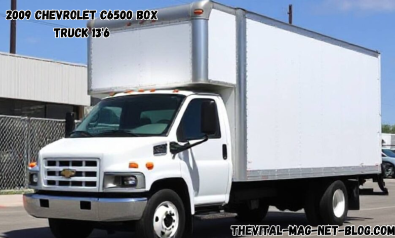 2009 chevrolet c6500 box truck 13'6